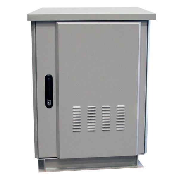 DYNAMIX 18RU Outdoor Freestanding Cabinet. (800x600x975mm) IP45 Rated, Angled Pi Carousel 1