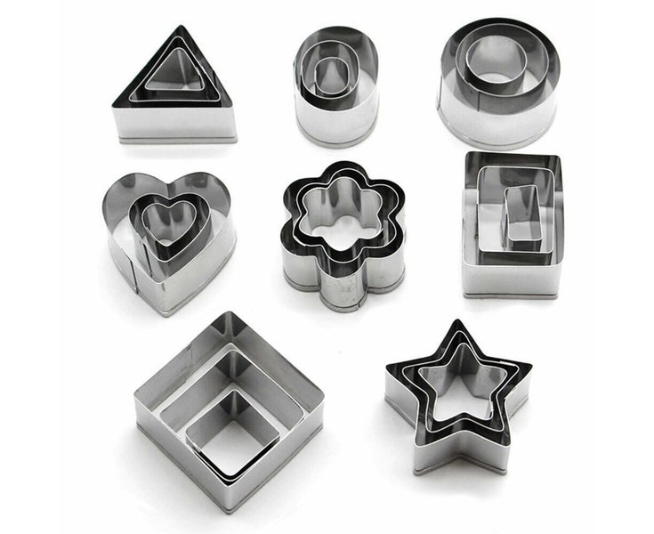 24 pieces/set cookie cutters stainless steel cookie cutters dough baking cake Carousel 2