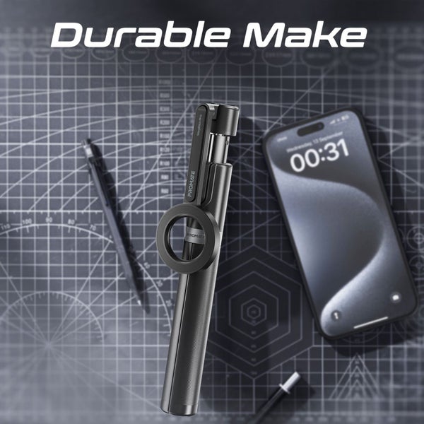 PROMATE MagSafe Extendable Monopod & Tripod Stand with Remote Control. Max Heigh Carousel 8