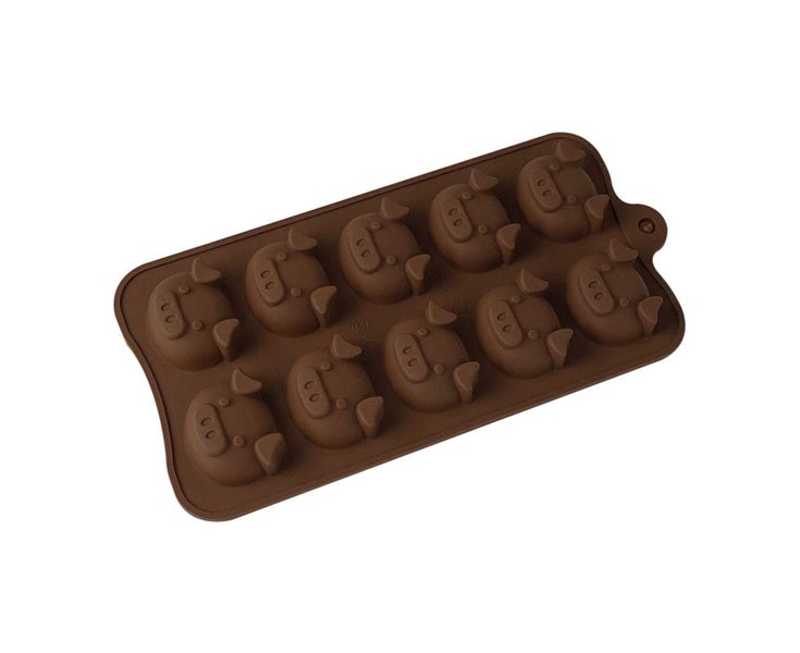 Chocolate Mould Easy Release DIY Silicone Cartoon Candy Mould Baking Tools Carousel 1