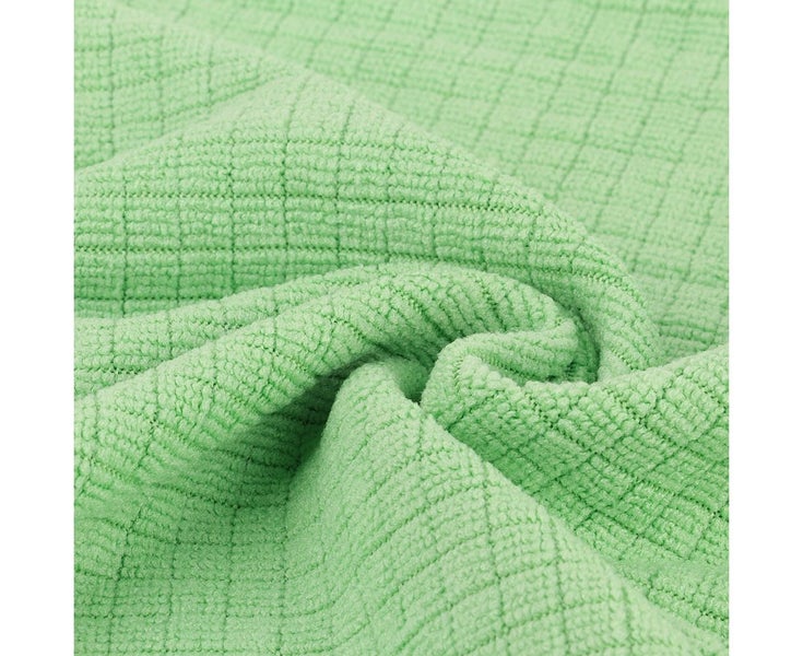 4Pcs Absorbent Non-Sticky Microfiber Dish Cloth Towel Kitchen Cleaning Tool Carousel 8