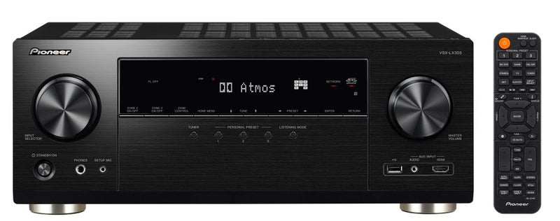 PIONEER 9.2 Channel Network AV Receiver Amplifier. 185 Watts per Channel. 1x Pho Carousel 2