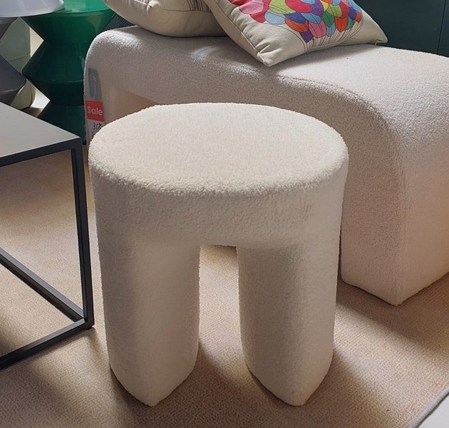 Ori Upholstery Boucle Stool - White *25% OFF Carousel 2