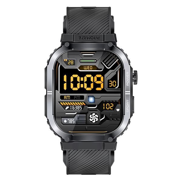 PROMATE IP68 Smartwatch with 2.01" TFT Display & Bluetooth Calling. Fitness Trac Carousel 1