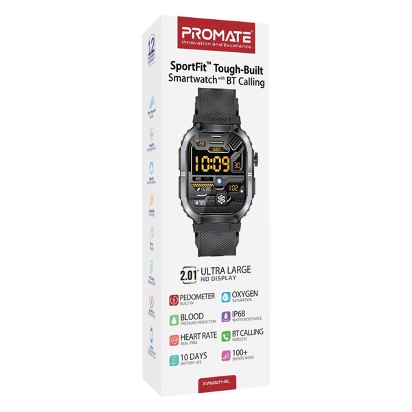PROMATE IP68 Smartwatch with 2.01" TFT Display & Bluetooth Calling. Fitness Trac Carousel 8