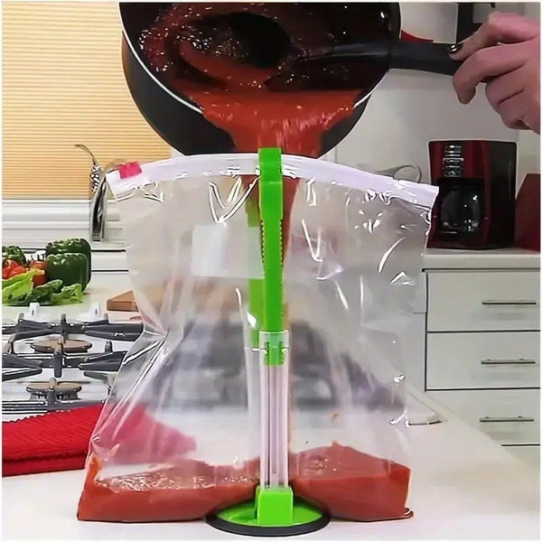 PTN 4pcs/SET Sandwich Plastic Bag Holder Food Storage Bag Clip - NEW Carousel 2