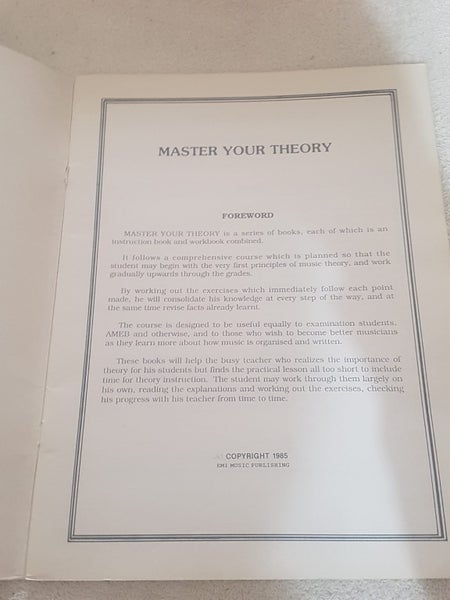 Master your theory (grade one) Carousel 2