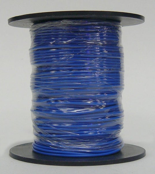 Hook up Wire - Blue Stranded 50m Carousel 1