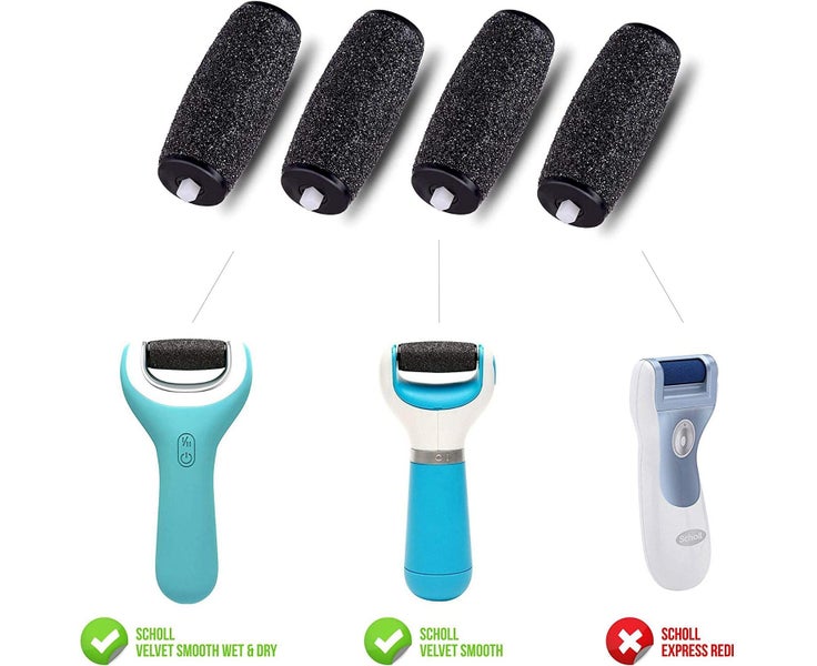 8 Pack Replacement Rollers Heads Compatible with Scholl Velvet Smooth Diamond Carousel 7