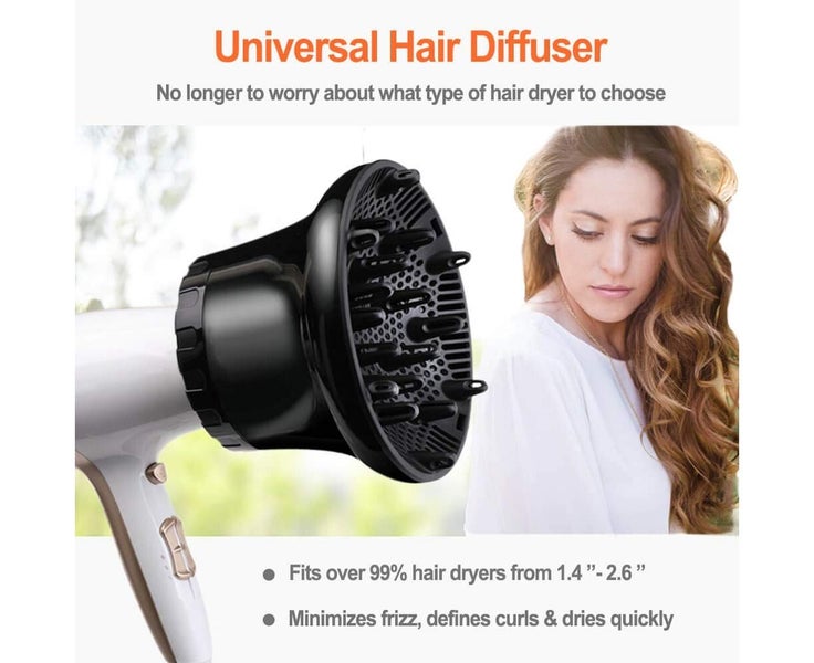 Universal Hair Diffuser, Hair Dryer Diffuser Attachment for Curly and Carousel 2