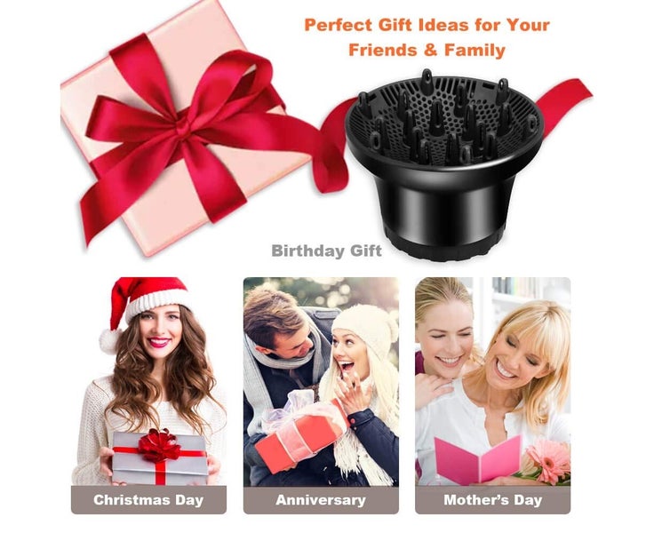 Universal Hair Diffuser, Hair Dryer Diffuser Attachment for Curly and Carousel 6