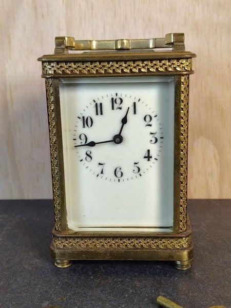 Fine antique French carriage clock Carousel 2