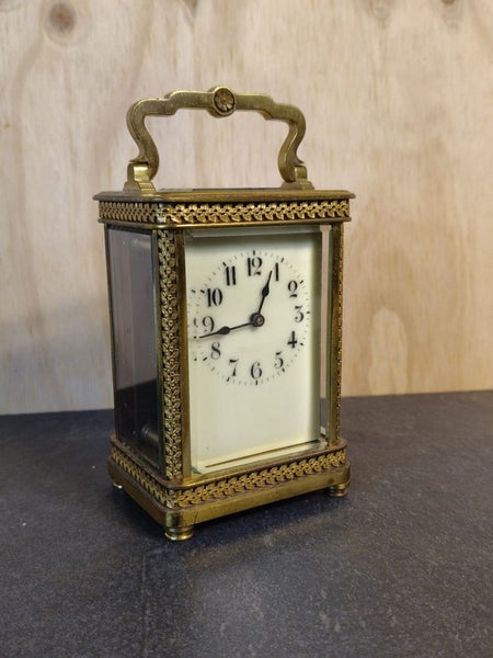 Fine antique French carriage clock Carousel 19