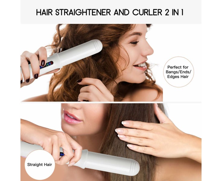 Cordless Mini Hair Straightener,Small Travel Flat Iron for Short Hair,Portabl Carousel 2