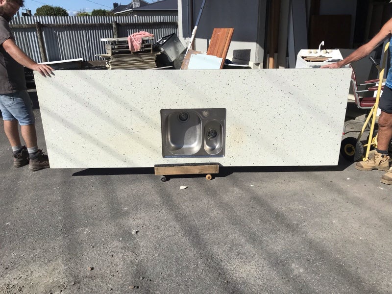 Kitchen Bench Top With Sink - Engineered Stone - 02382. Carousel 2
