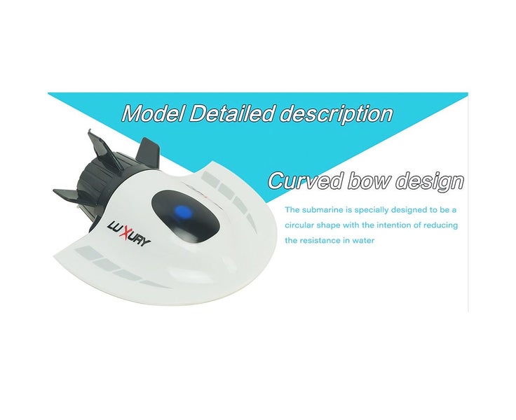 Create Toys Mini RC Submarine Boat RC Toy Remote Control Waterproof Di Carousel 2