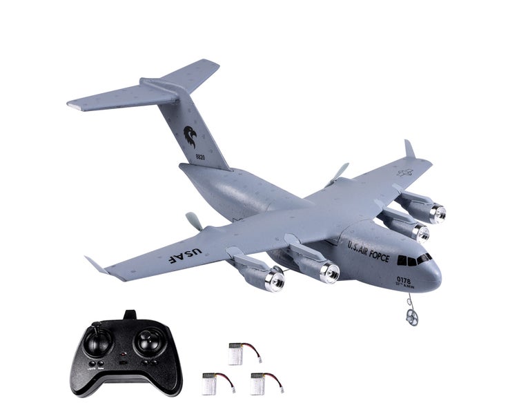 Remote Control Airplane, Transport 390mm Wingspan 2.4GHz 2CH 6-Axis Gy Carousel 1