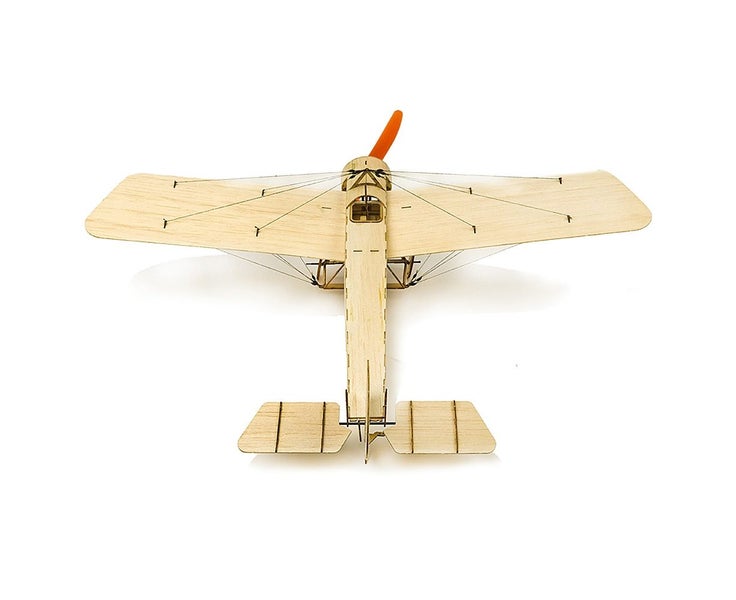 Dancing Wings Hobby K0801 Mini Fokker-E Balsa Wood 420mm Wingspan Bipl Carousel 1