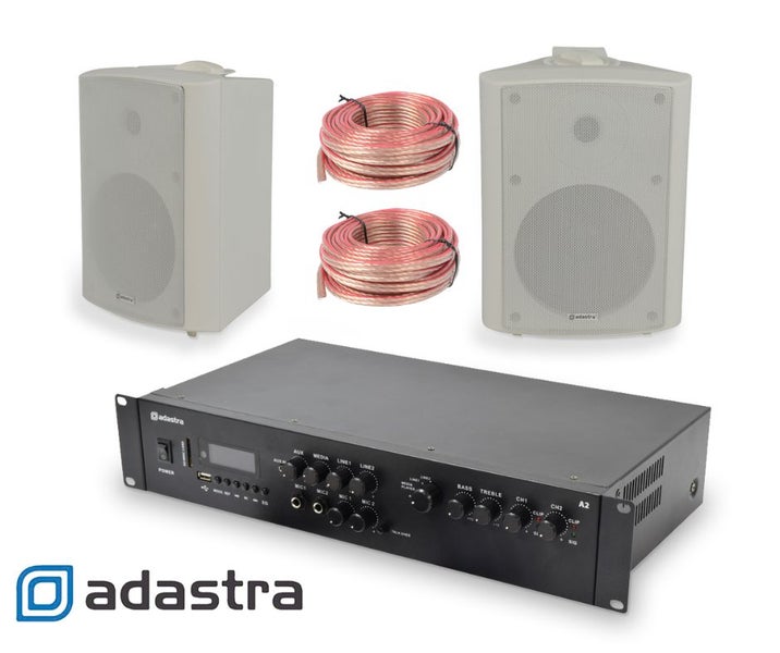 Speaker Set for Install - White Carousel 1