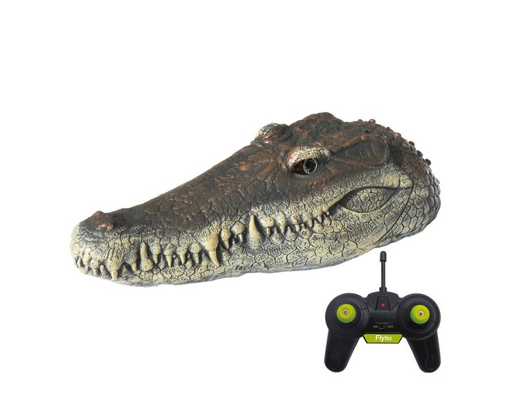 Flytec V005 Electric Racing Boat for Pools with Simulation Crocodile H Carousel 1