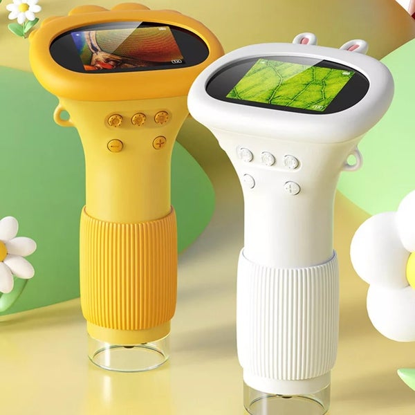 Kids Microscope 1000x Magnifier 200 Megapixels With LED Photo Video Carousel 2