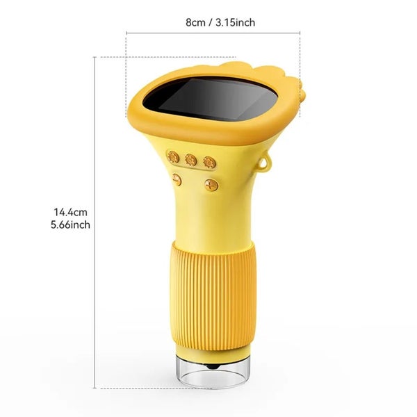 Kids Microscope 1000x Magnifier 200 Megapixels With LED Photo Video Carousel 8