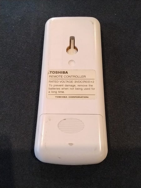 Toshiba Heatpump remote control Carousel 2