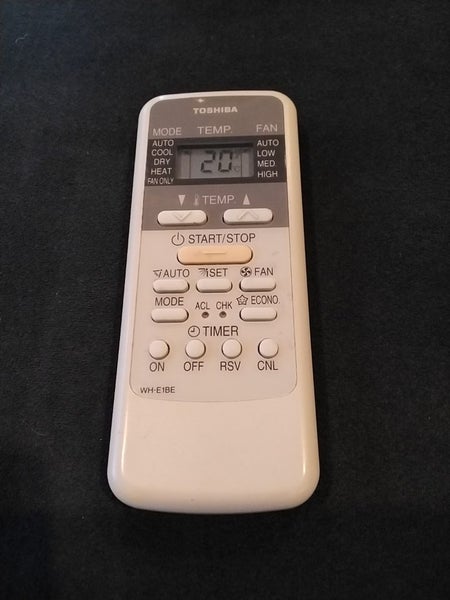 Toshiba Heatpump remote control Carousel 7