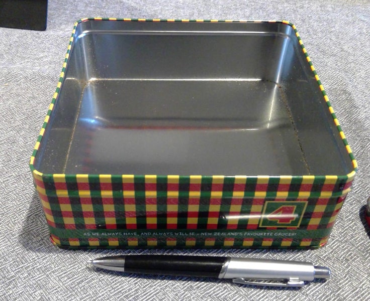 Mr 4 Square. 90 Years Strong. Collectible Tin. Carousel 2