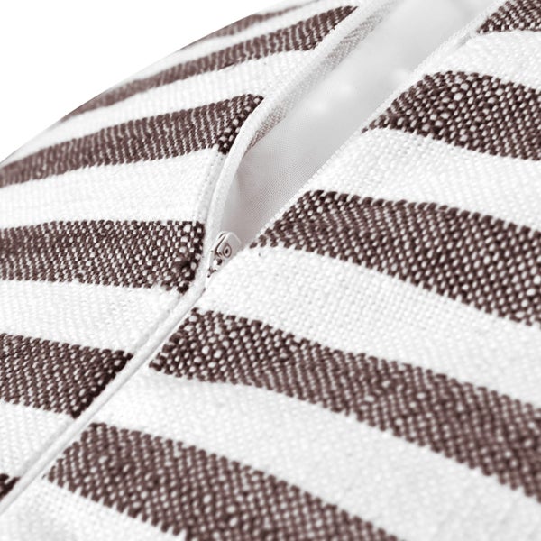 Cadence & Co. Oscar Faux Linen Two Seater Bean Bag Lounge Cover Cacao Carousel 5