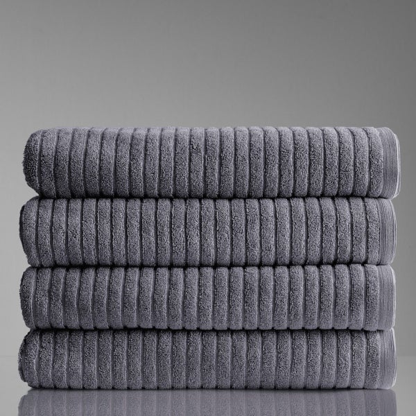 Alessia Cotton Bamboo Rib Bath Sheet Carousel 1