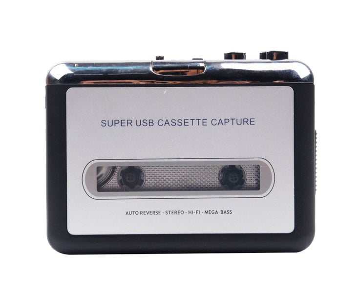 Portable USB Cassette Tape Converter Capture Audio Music Player Record Carousel 1