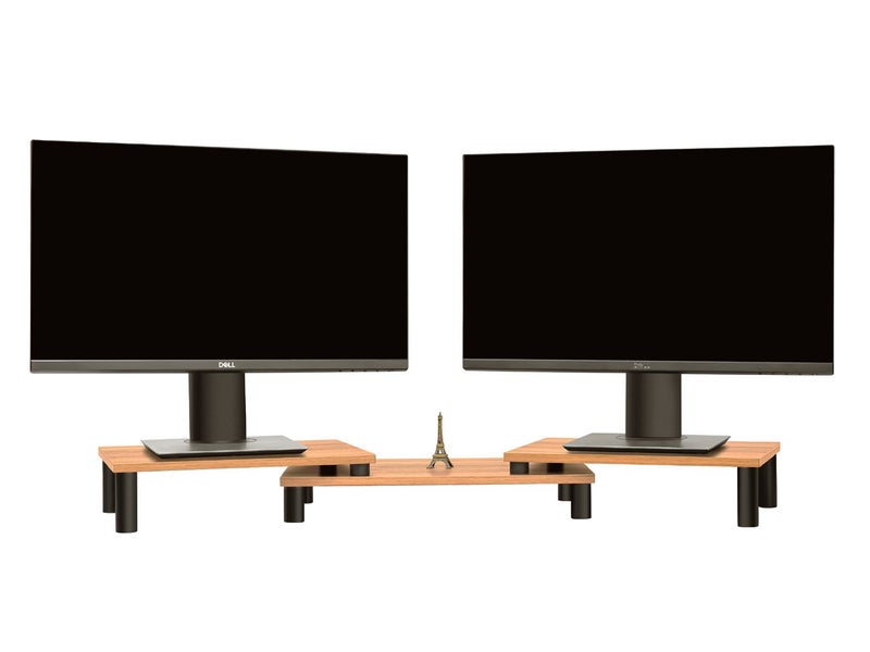 Monitor Stand Riser Large Dual Design Carousel 2