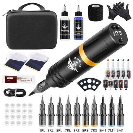 Wireless Tattoo Pen Machine Kit Carousel 1