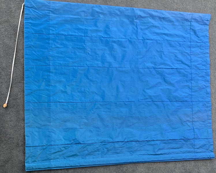 **BLUE SHOT TAFFETA(?) ROMAN BLINDS** Carousel 1