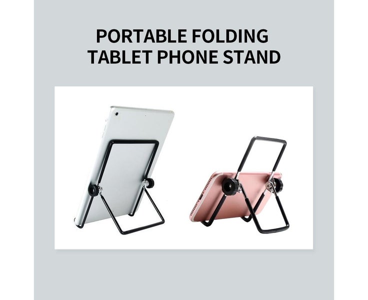 Portable Folding Mobile Phone Tablet Stand Tablet Holder with Adjustab Carousel 2