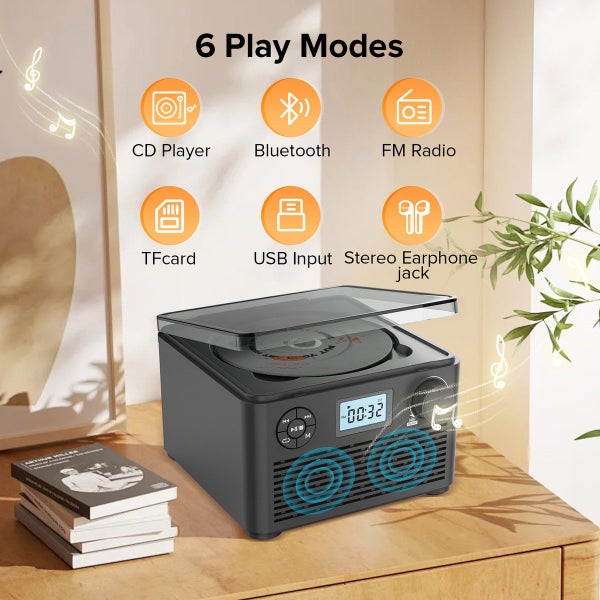 Portable CD Player with Bluetooth CD Players Carousel 14
