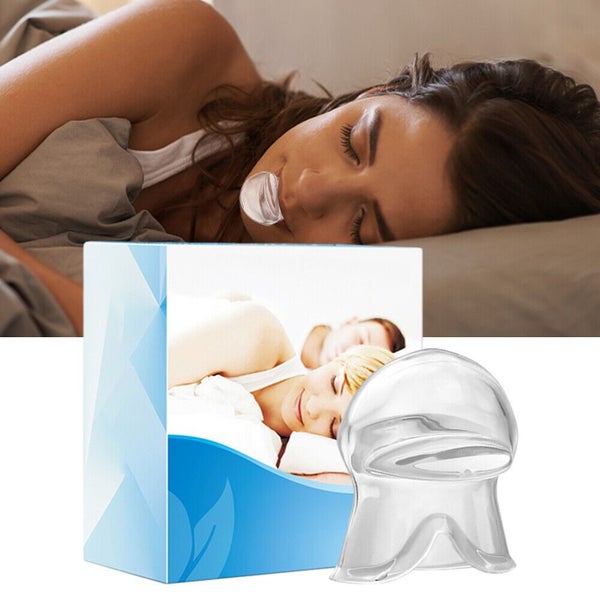 Anti Snoring Tongue Device Silicone Sleep Apnea Aid Stop Noise Sleeve BPA Free Carousel 1