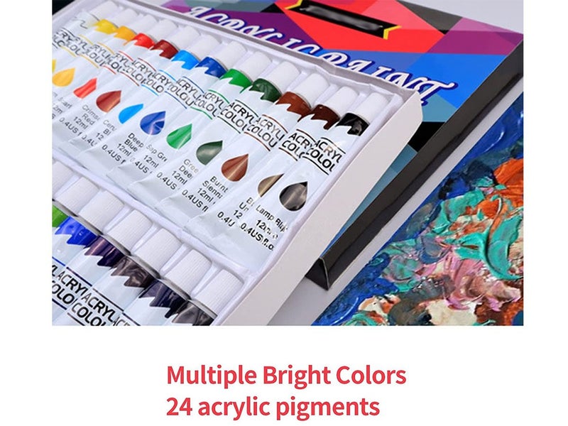 Art Supplies Acrylic Paint Set Carousel 2