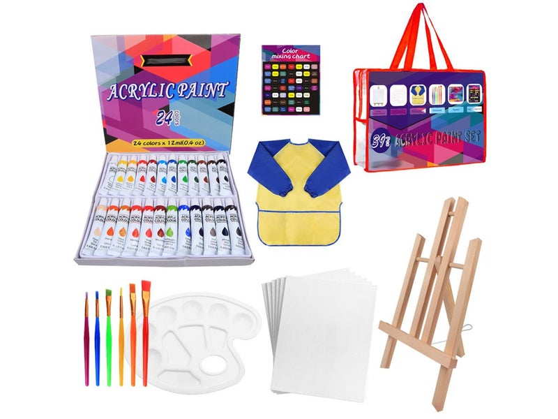 Art Supplies Acrylic Paint Set Carousel 9