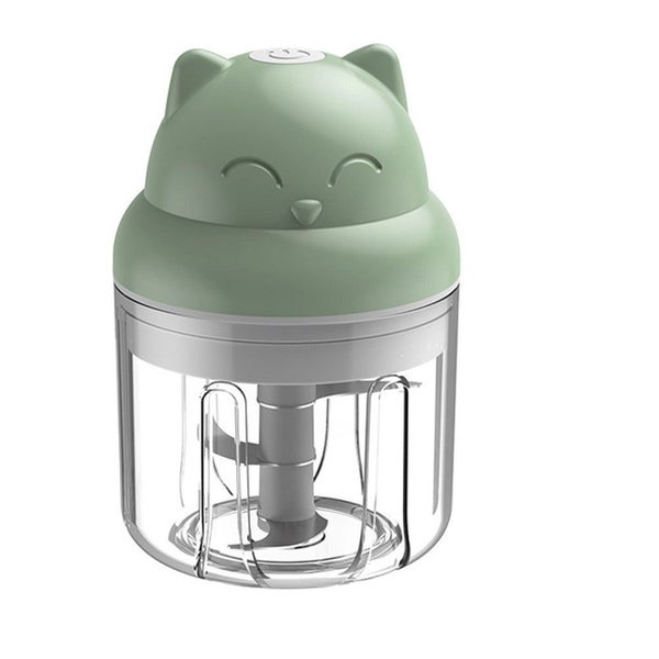 Cordless Electric Mini Garlic Chopper Kitchen Food Blender for Ginger Chili - Carousel 1