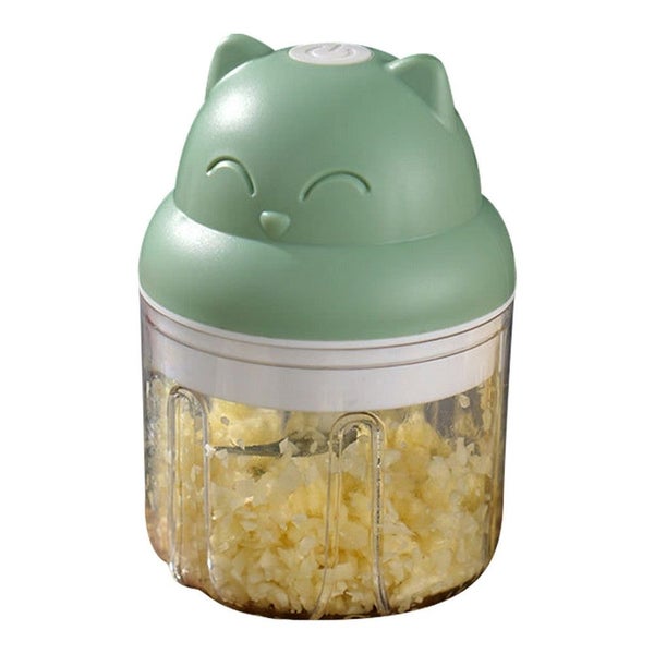 Cordless Electric Mini Garlic Chopper Kitchen Food Blender for Ginger Chili - Carousel 2