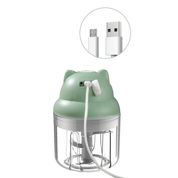 Cordless Electric Mini Garlic Chopper Kitchen Food Blender for Ginger Chili - Carousel 4