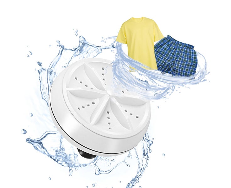 Mini Washing Machine Portable Ultrasonic Turbine Washer Washing Machin Carousel 1