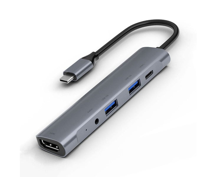 Five-in-one Type-C docking station usb-c to HDMI/3.5/PD computer expan Carousel 5