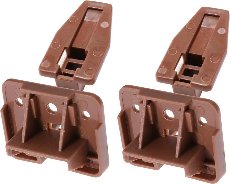 10PCS Drawer Slide Track Guide Glide for Center Mount Drawer for Dressers and fo Carousel 4