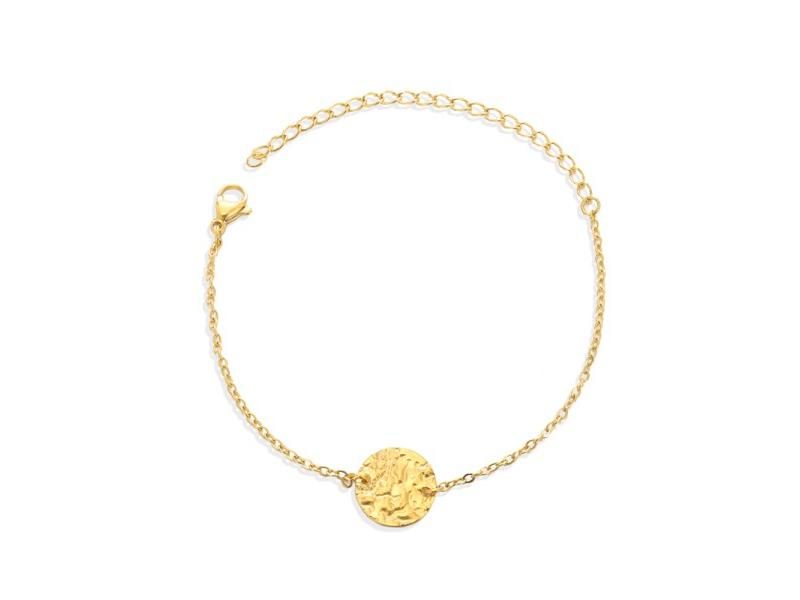 Colorful Boho Gold Stainless Steel Geometric Anklet For Women Summer Jewelry Carousel 1