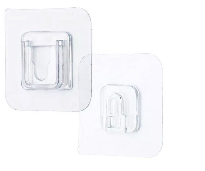 30 Sets Double-Sided Adhesive Wall Hooks - Utility Hanger Suction Cup Holders Carousel 1