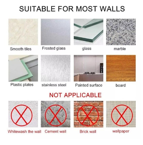 30 Sets Double-Sided Adhesive Wall Hooks - Utility Hanger Suction Cup Holders Carousel 10