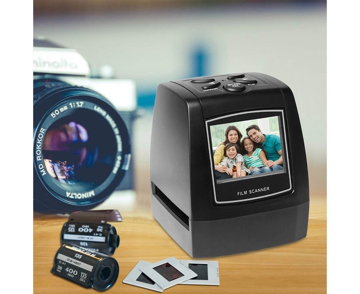 Protable Negative Film Scanner 35mm 135mm Slide Film Converter Photo D Carousel 6